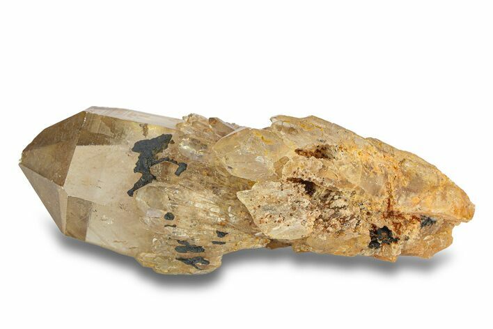 Smoky Citrine Crystal Cluster - Lwena, Congo #282878